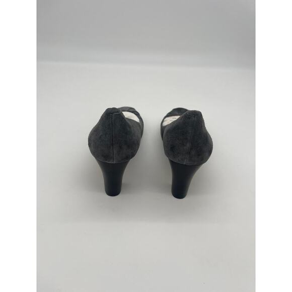 Talbots New Grey Suede Heels (SB#8) - Picture 9 of 14